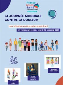 visuel de présentation de la visioconférence de la journée contre les douleurs